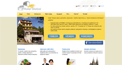 Desktop Screenshot of hotel-global.cz